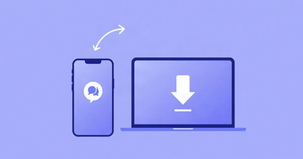 Скачать ChatGPT: смартфон и ноутбук с иконкой чат-ассистента