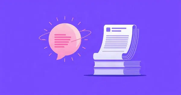 Клод нейросеть — светящееся ядро модели рядом с окном чата и стопкой документов