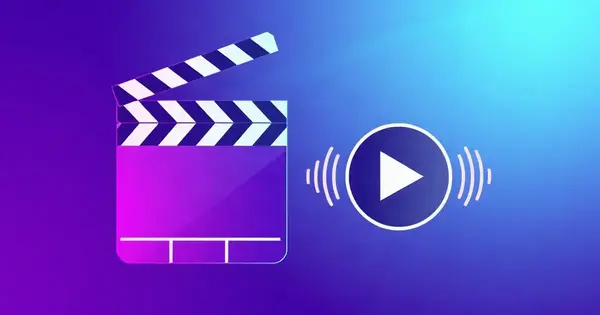 Хлопушка, кнопка воспроизведения и звуковые волны — генерация видео в Veo 3